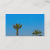 Palmen Visitenkarte (Rückseite)