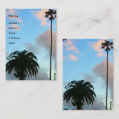 Palmen Visitenkarte (Vorne/Hinten)