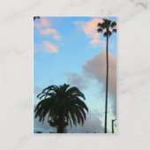 Palmen Visitenkarte (Rückseite)