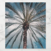 Palmen - weinetikett (Einzelnes Label)