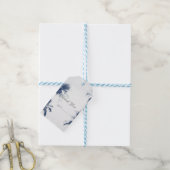 Palmen Weiße Wärme Glamour Chic Modern Tropical Geschenkanhänger (Mit Garn)