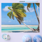Palmenbaum am Meer Flyer (Einzeln)