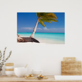 Palmenbaum am Meer Poster (Küche)