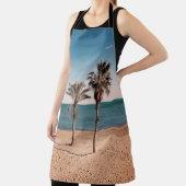 Palmenbaum am Strand am Morgen Schürze (InSitu)