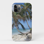 Palmenbaum am Strand Barbados Case-Mate iPhone Hülle (Rückseite)