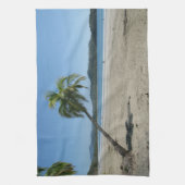 Palmenbaum am Strand Handtuch (Vertikal)