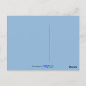 Palmenbaum am Strand Postkarte (Rückseite)