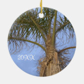 Palmenbaum Angenehm, NJ-Ornament-ZOLLDATUM Keramikornament (Hinten)