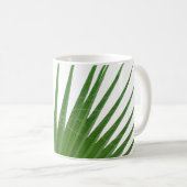 Palmenbaum-Blätter Kaffeetasse (VorderseiteRechts)