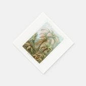 Palmenbaum Ernst Haeckel Serviette (Ecke)