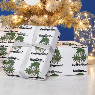 Palmenbaum Gefühl Immergrün Tropischer Geburtstag Geschenkpapier