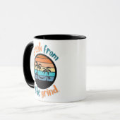 Palmenbaum-Hängematten-Kaffeetasse Tasse (Vorderseite Links)