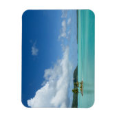 Palmenbaum im rechteckigen Magneten der Bora Bora Magnet (Vertikal)