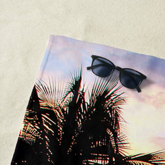 Palmenbaum im Strandtuch (Beispiel)