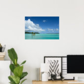 Palmenbaum in Bora Bora Poster (Heimbüro)