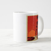 Palmenbaum Jumbo-Tasse (Vorderseite Rechts)