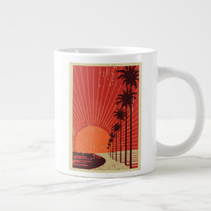 Palmenbaum Jumbo-Tasse