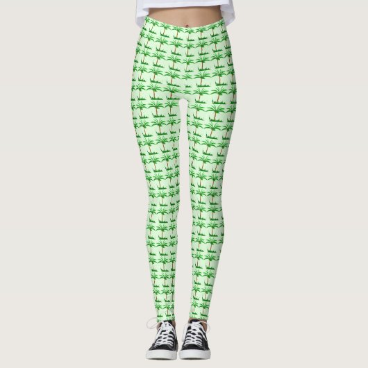 Palmenbaum Leggings (Vorderseite)