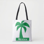 Palmenbaum (Mexiko-Urlaub) - Custom All-over-Prin Tasche (Vorderseite)