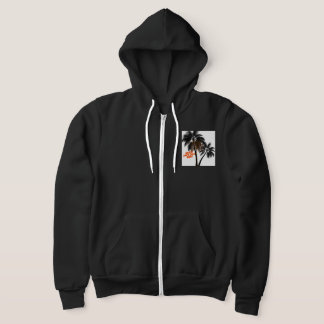 Palmenbaum-Motivationskunst – Vollständig anpassba Hoodie