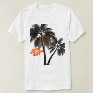 Palmenbaum-Motivationskunst – Vollständig anpassba T-Shirt