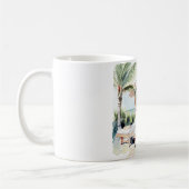 Palmenbaum Ozean Strand Kaffeetasse (Links)
