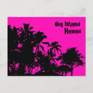 Palmenbaum Postcard Große Insel hawaii Postkarte