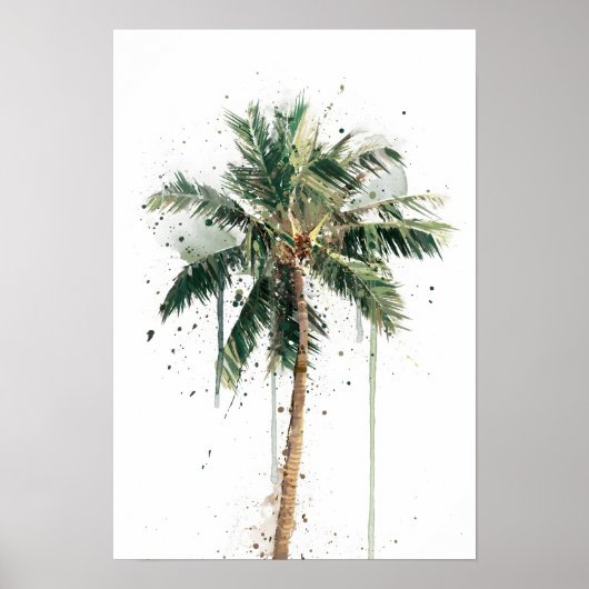 Palmenbaum Poster (Vorne)