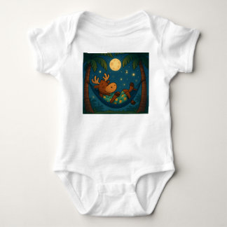 Palmenbaum-Pyjama – Schlafenszeit-Sommer-T-Shirt f Baby Strampler