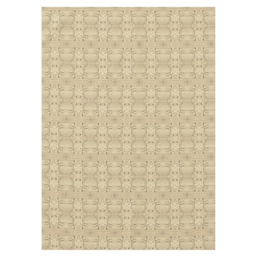 Palmenbaum-Sand-Zeichen-Tischdecke Tischdecke (Vorderseite)