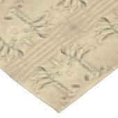 Palmenbaum-Sand-Zeichen-Tischdecke Tischdecke (Schrägansicht)