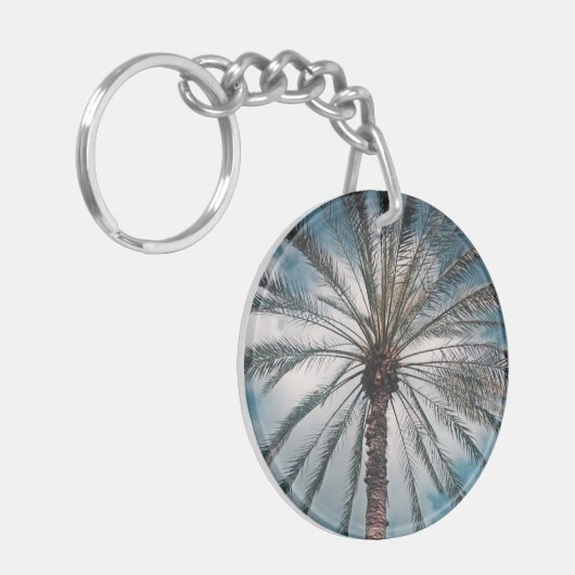 Palmenbaum Schlüsselanhänger (Vorderseite links)