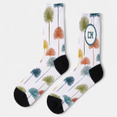 Palmenbaum-Socken Crew-Socken für Männer oder Frau Socken (Linkes Detail)