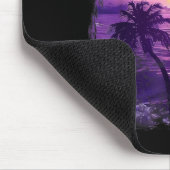 Palmenbaum Strand Tropischer Sommerurlaub Mousepad (Ecke)