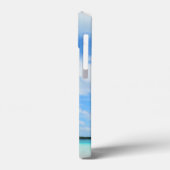 Palmenbaum Strandtelefon Case-Mate iPhone Hülle (Rückseite / Links)