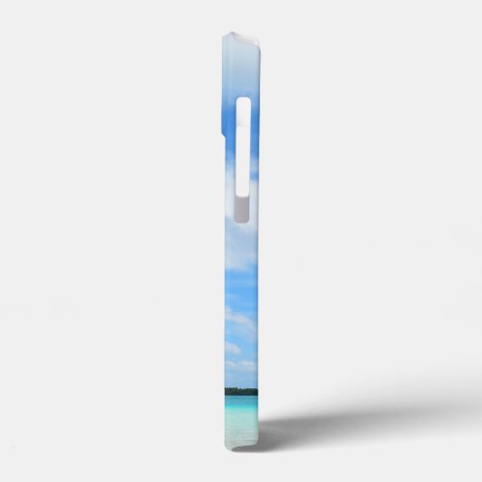 Palmenbaum Strandtelefon Case-Mate iPhone Hülle (Rückseite / Links)