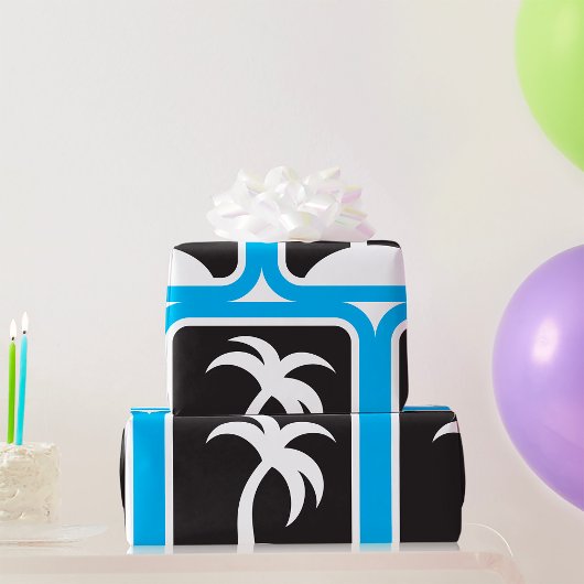 Palmenbaum-Symbol Geschenkpapier