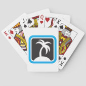 Palmenbaum-Symbol Spielkarten (Rückseite)
