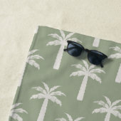 Palmenbaum tropische Sommer botanische Salbei grün Strandtuch (Beispiel)