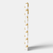 Palmenbaum tropische sommerliche bogenförmige Senf Case-Mate iPhone Hülle (Rückseite / Rechts)