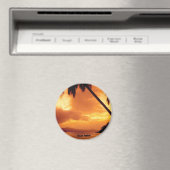 Palmenbaum über Wasser Magnet (In Situ (Geschirrspüler))