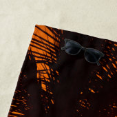 Palmenbaum und Sonnenuntergang Strandtuch (Beispiel)