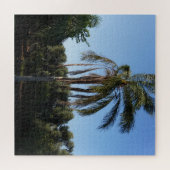 Palmenbaum unter einem klaren Himmel versetzen Puzzle (Horizontal)