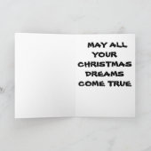 Palmenbaum Weihnachtskarte Feiertagskarte (Innenseite)