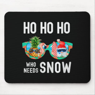Palmenbaum-Weihnachtsmann-Surfing-Sommerferien Ho  Mousepad