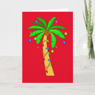 Palmenbaum zu Weihnachten dekoriert