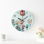 Palmenbaumdesign 243 große wanduhr (Zuhause)