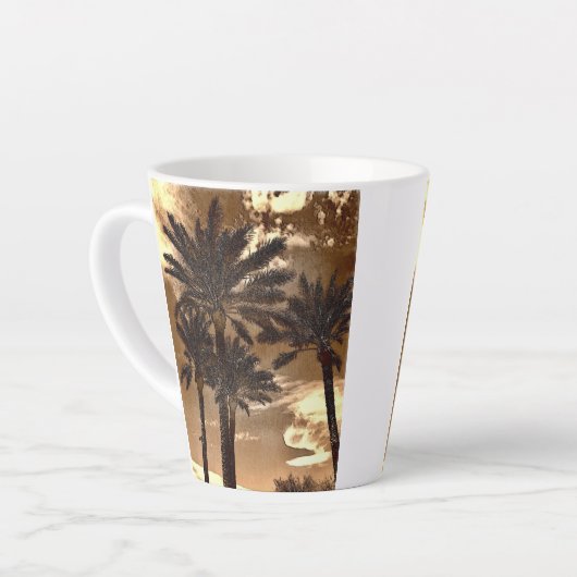 Palmenbaumdrama Milchtasse (Linke Ecke)