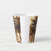 Palmenbaumdrama Milchtasse (Vorderseite)