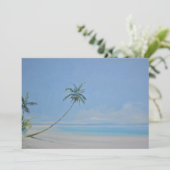 Palmenbaume Einladung (Stehend Vorderseite)